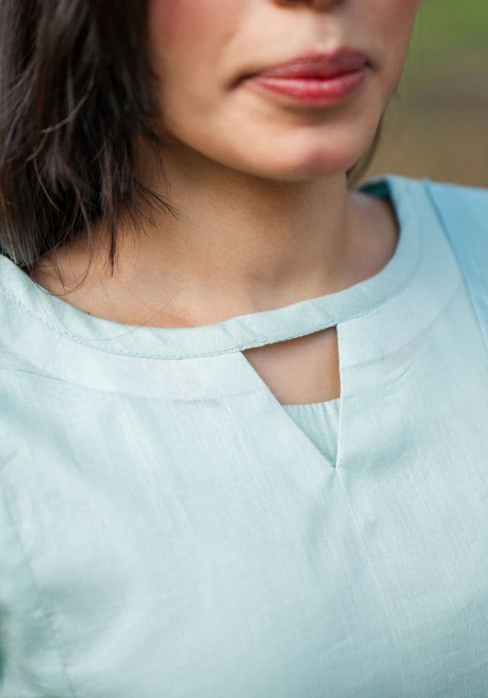 Aafreen Mint – Luxury Lawn 3-Piece Suit NLC-110