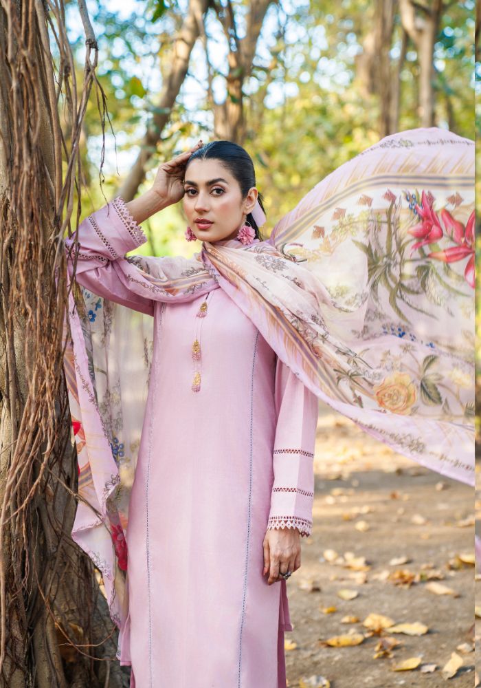 Ayat Blush – Luxury Lawn 3-Piece Suit NLC-109