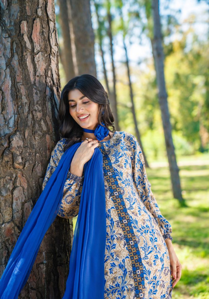 Sama-e-Nil – Turkish Lawn 3-Piece Suit NLC-103