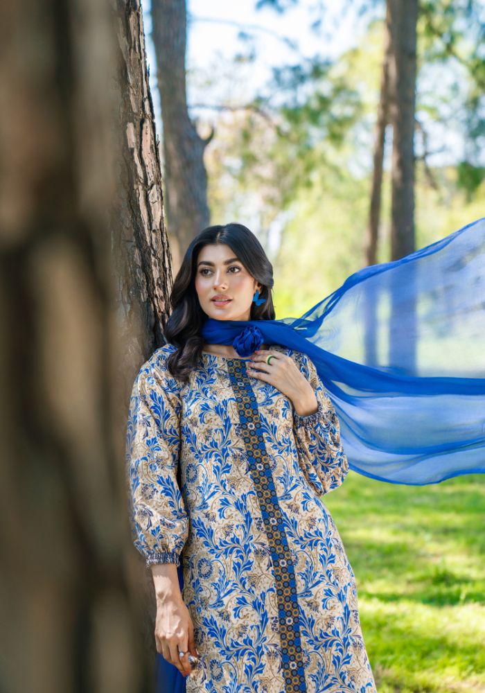 Sama-e-Nil – Turkish Lawn 3-Piece Suit NLC-103