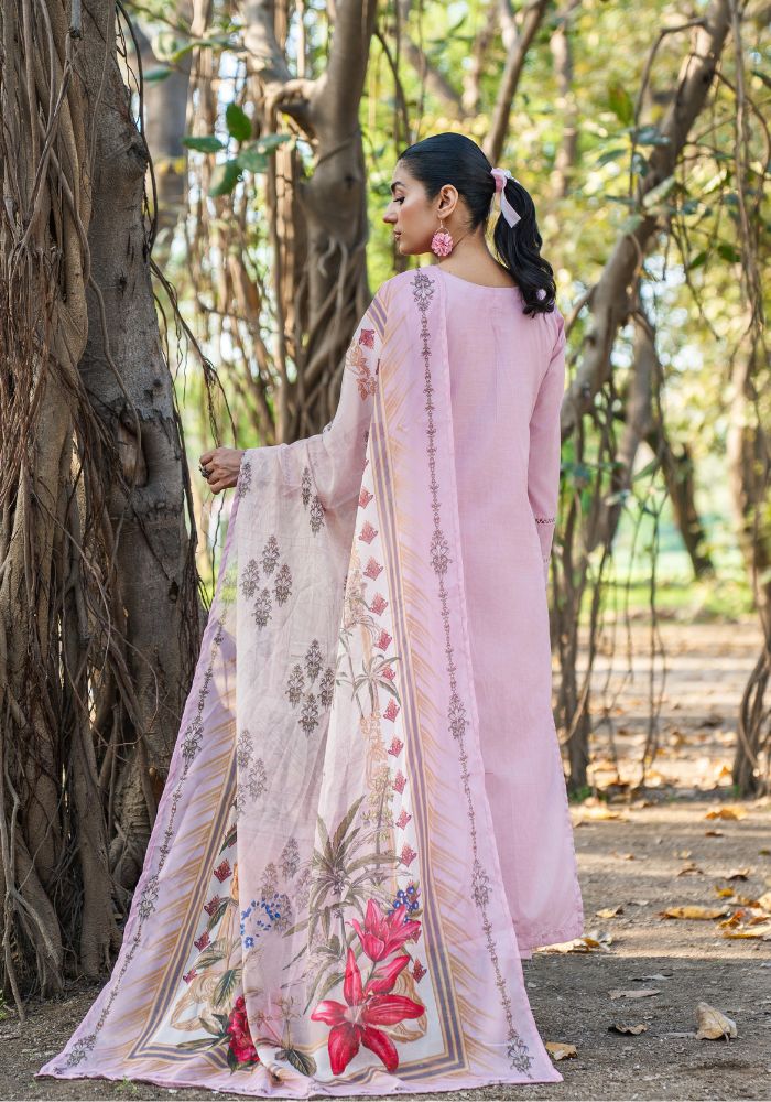 Ayat Blush – Luxury Lawn 3-Piece Suit NLC-109