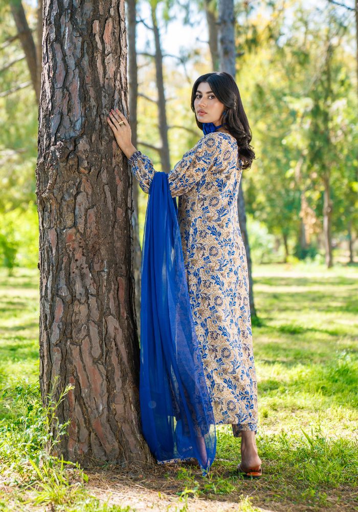Sama-e-Nil – Turkish Lawn 3-Piece Suit NLC-103