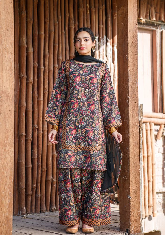 Zehra-e-Zameen – Turkish Lawn 3-Piece Suit NLC-105
